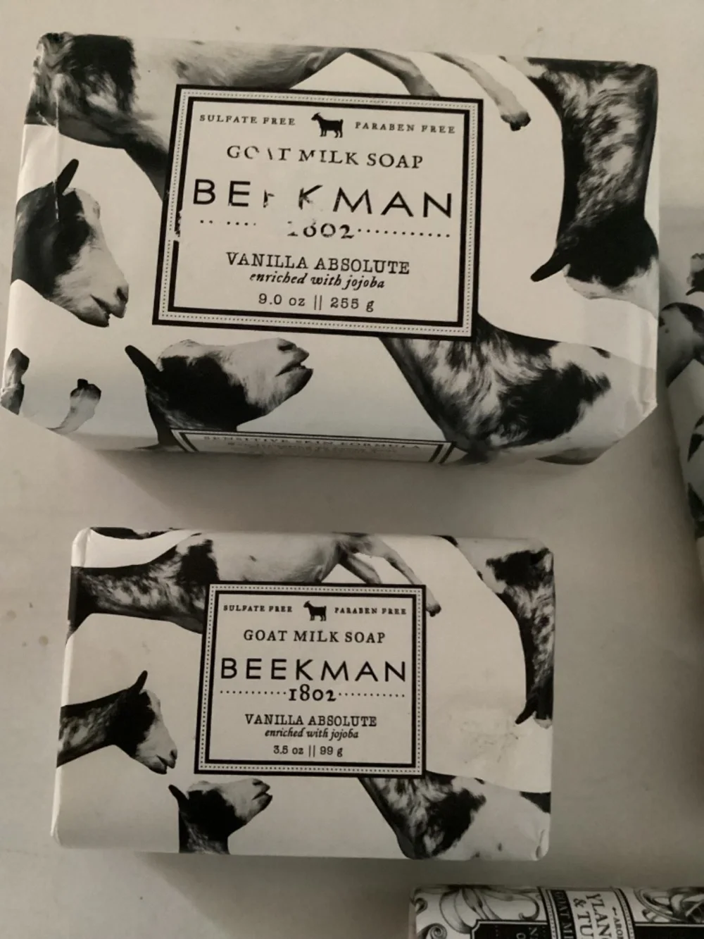 Beekman Vanilla Absolute GOAT Milk Soap, Hand Cream & Lip Balm